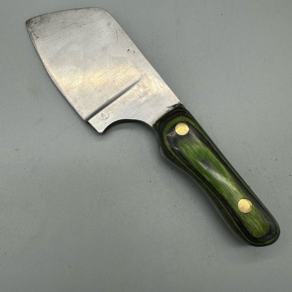 Green handled cleaver - Picture 5 of 5